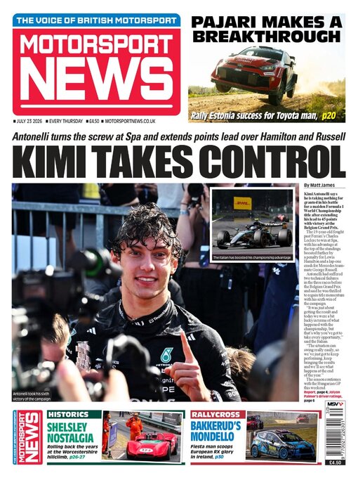 Cover image for Motorsport News